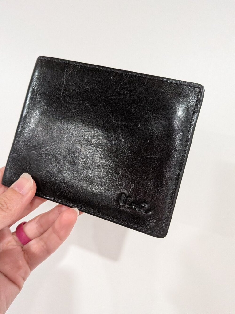 Umi Genuine Leather Wallet Black VINTAGE